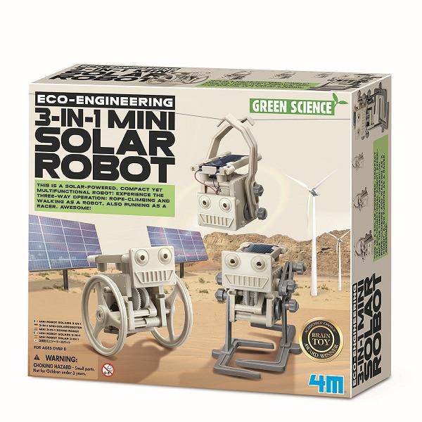 Набор для творчества 4M Робот на солнечной батарее 3-в-1 00-03377