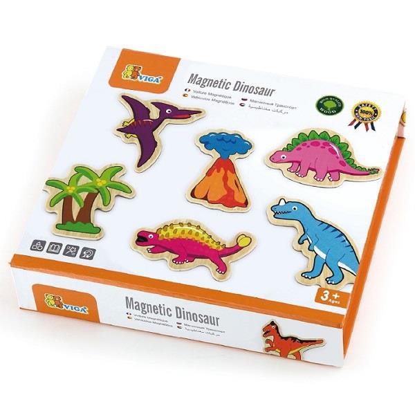 Набір магнітних фігурок Viga Toys Динозаври, 20 шт. 50289