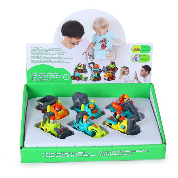 Набор Hola Toys Строительные машинки 6 шт. 3116C