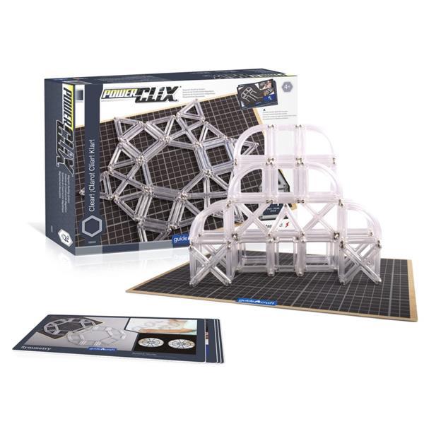 Конструктор Guidecraft PowerClix Frames Clear, 74 детали G9203