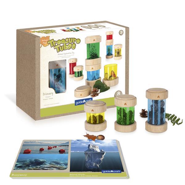 Набор Guidecraft Natural Play Сокровища в баночках, разноцветный G3087