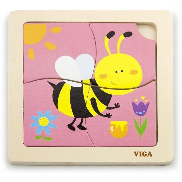 Пазл Viga Toys Бджілка 50138