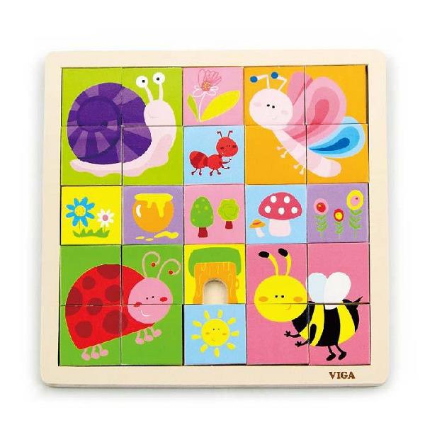 Пазл Viga Toys Комахи, 25 елементів 50150