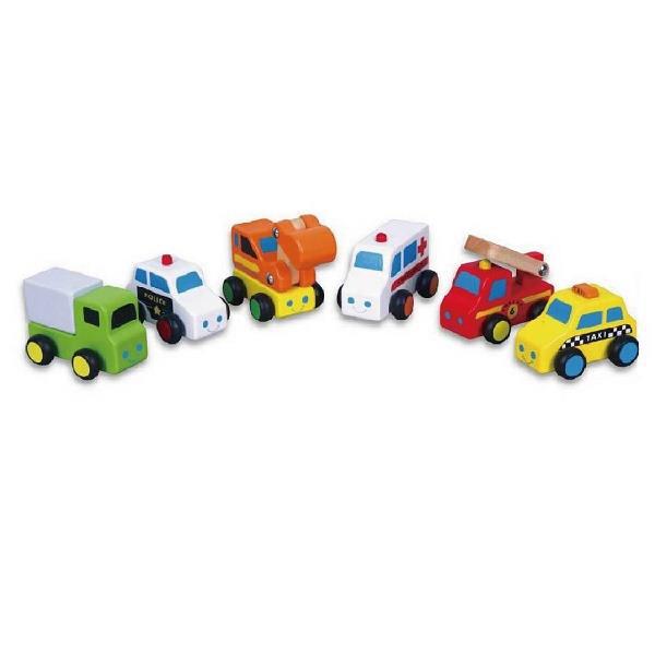 Набір Viga Toys Міні-машинки 6 шт. 59621