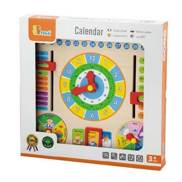 Іграшка Viga Toys Годинник і календар 59872