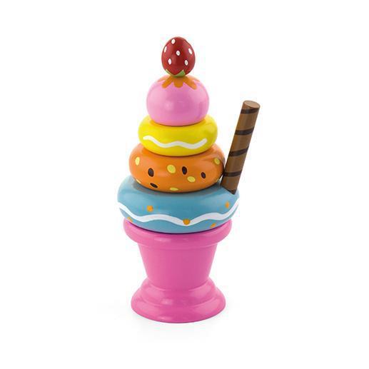Игровой набор Viga Toys Мороженное с фруктами. Клубничка 51321