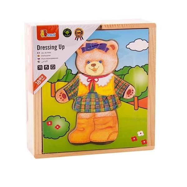 Игровой набор Viga Toys Гардероб медведицы 56403