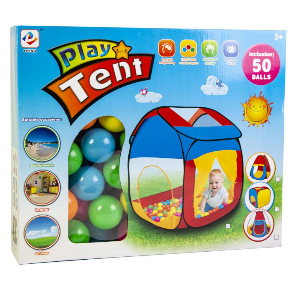 Детская палатка с шариками