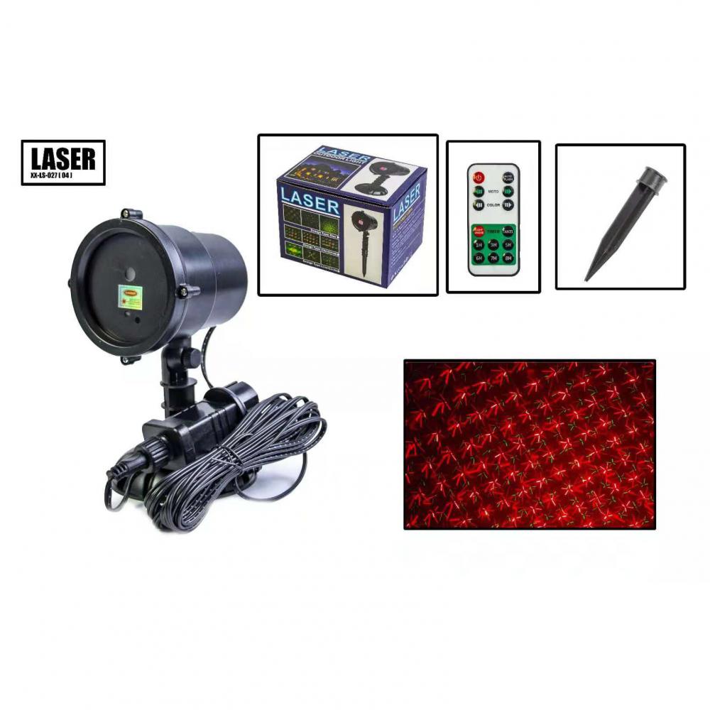 Новогодний уличный лазерный проектор X-Laser XX-LS-027 с ДУ