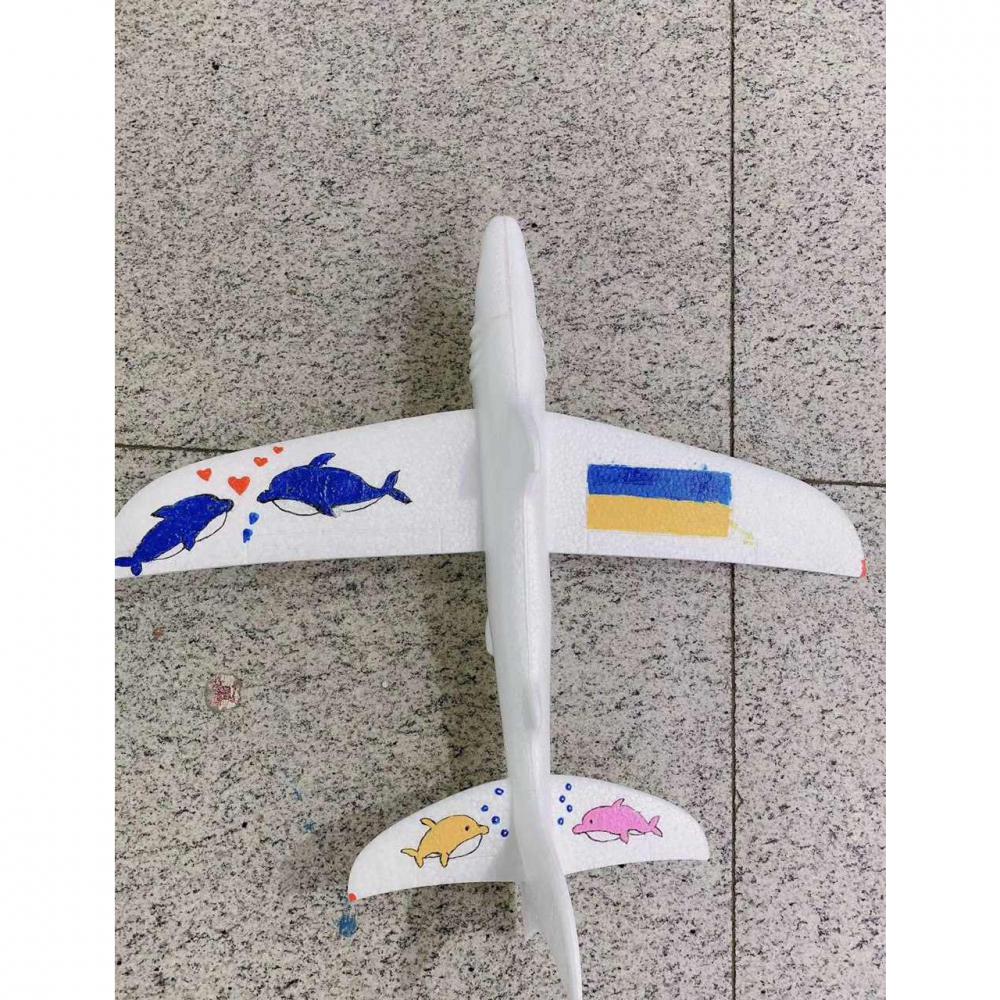 Літак-планер з фарбами 606