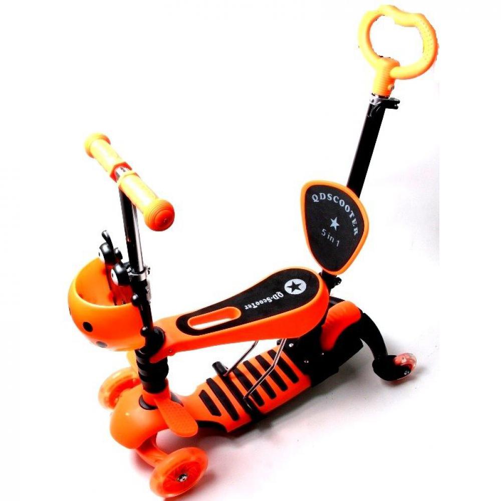 Самокат Scooter Божья коровка 4in1 Orange 4-х колесный