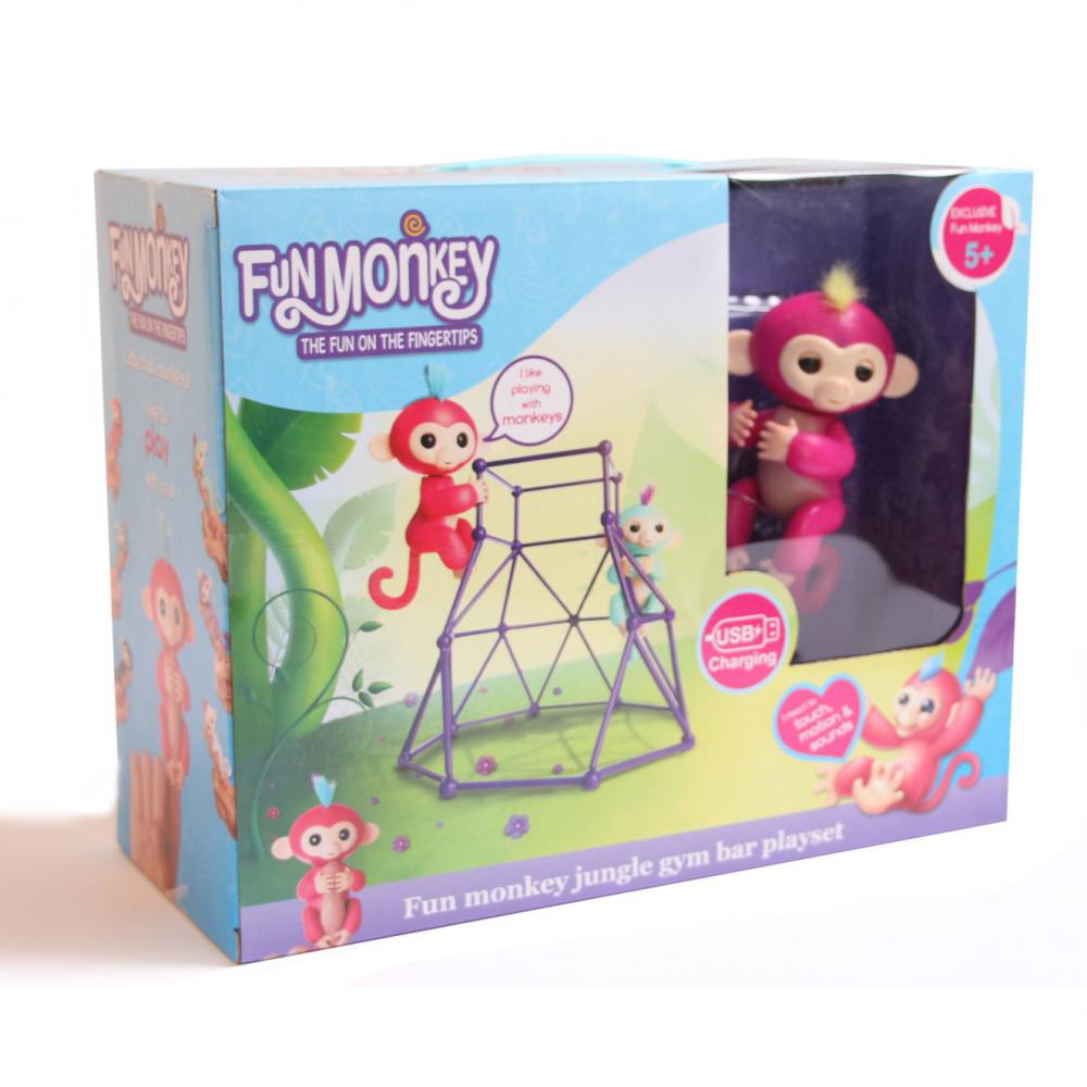 Комплект Fingerlings Jungle Gym PlaySet + інтерактивна мавпочка Aimee