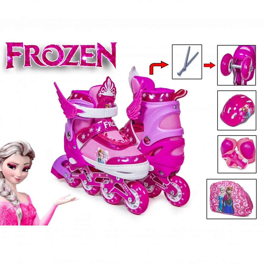 Комплект роликов Frozen Розовый XS 26-29