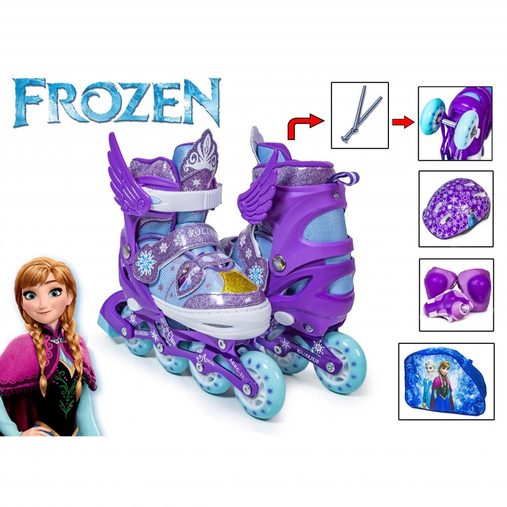 Комплект роликов Frozen Фиолетовый XS 26-29