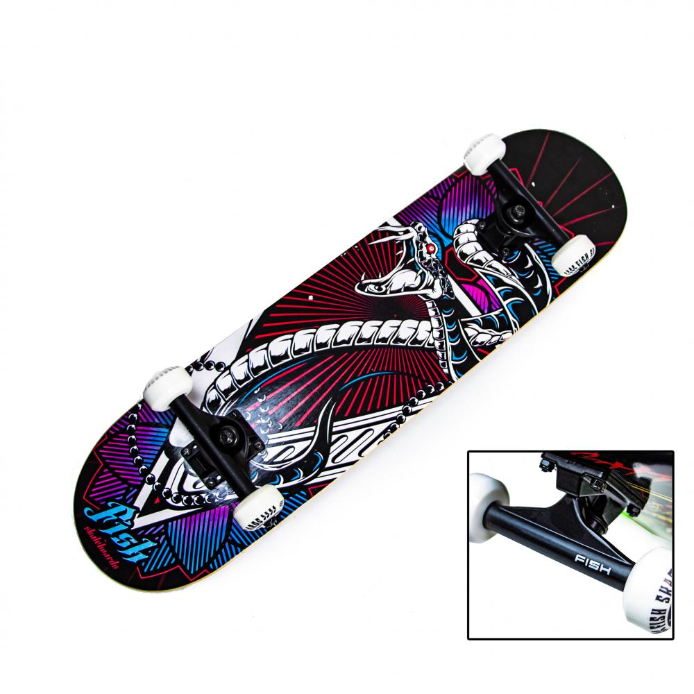 СкейтБорд деревянный от Fish Skateboard Snake