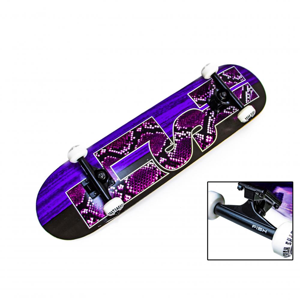 Скейтборд дерев'яний від Fish Skateboard Snake Skin