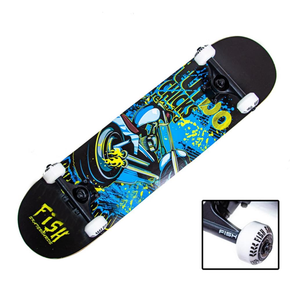 СкейтБорд деревянный от Fish Skateboard Turbo