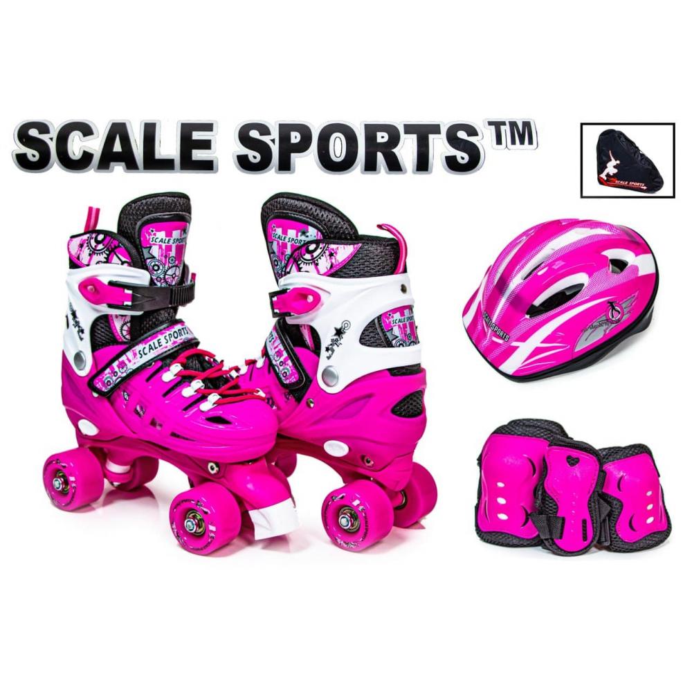 Комплект квадів Scale Sport Pink, розмір 29-33